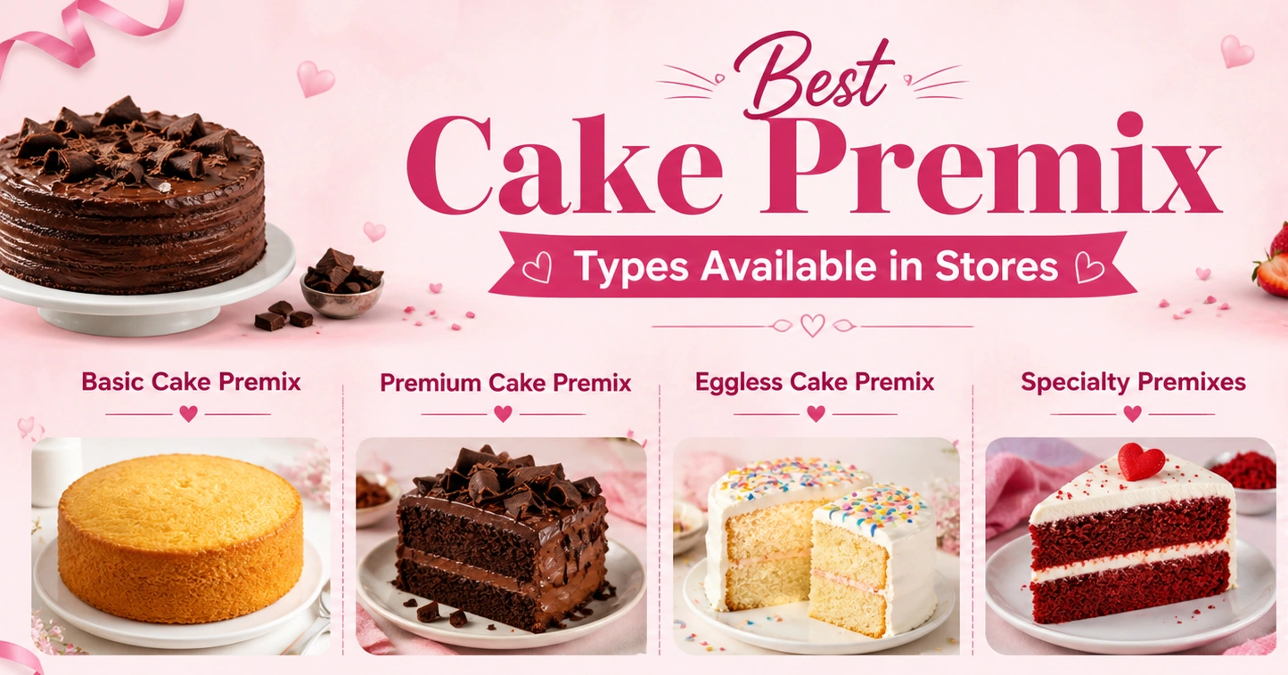 Types of Cake Premixes Available in the Market